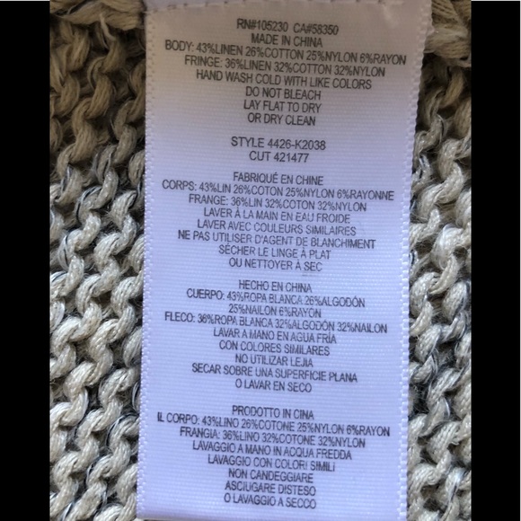 Joie linen blend open front cardigan - Picture 11 of 12